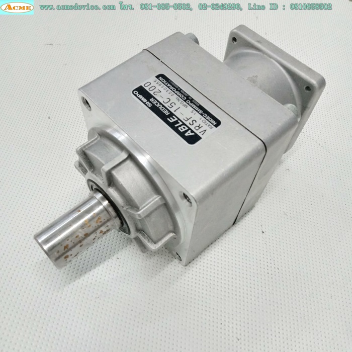 Gear Head Nidec Shimpo รุ่น VRSF-15C-200, Ratio 15:1 (เพลาเข้า 11 mm., ออก 19 mm.), for 200w