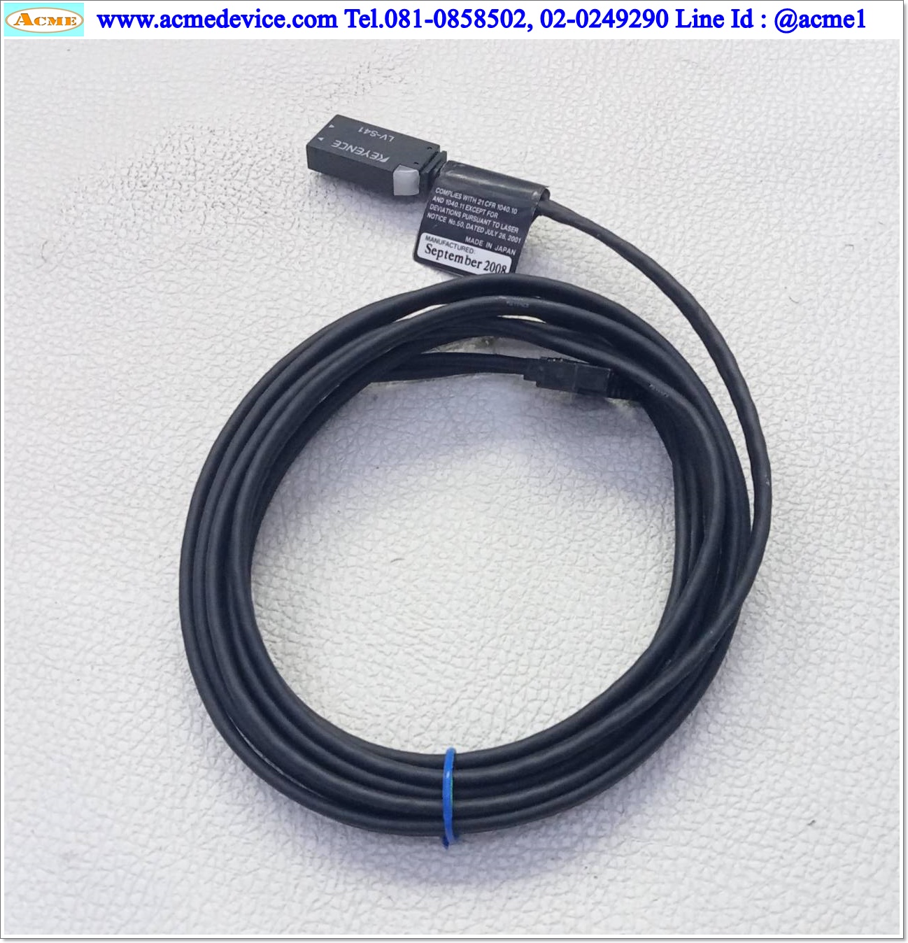 Laser Head Keyence รุ่น LV-S41, ระยะ 600 mm.