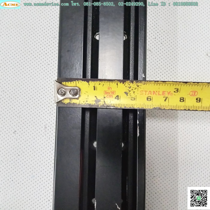 แกนสําเร็จรูป Ball Screw ??? รุ่น ???, ขนาด 55 mm x 275 mm, Stroke 165 mm, Pit 10, แกนโต 8