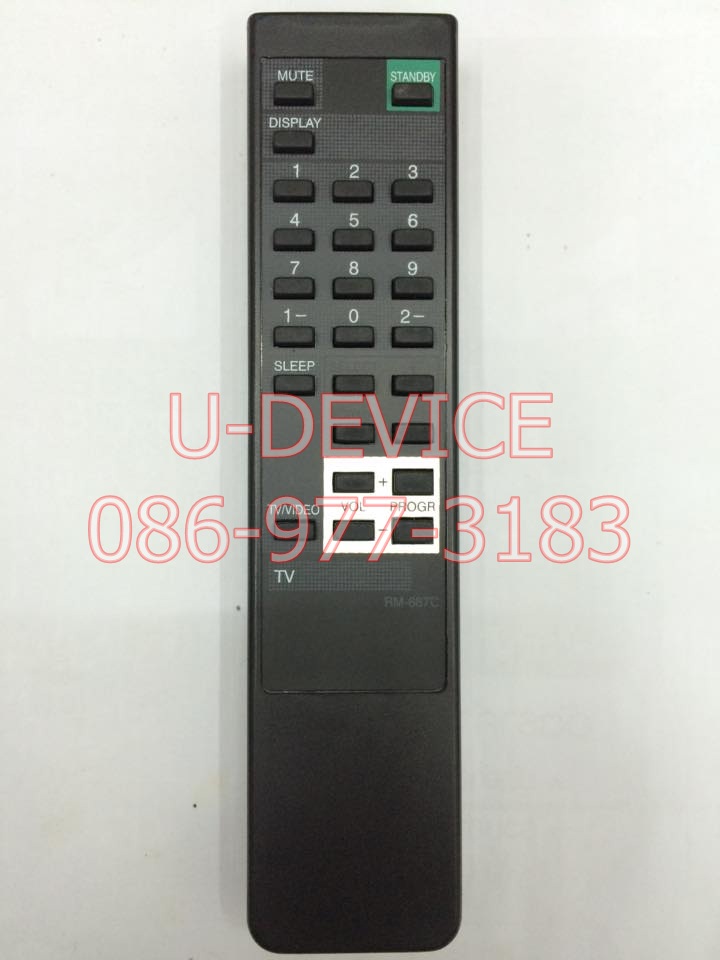 รีโมททีวี Sony รุ่น687C