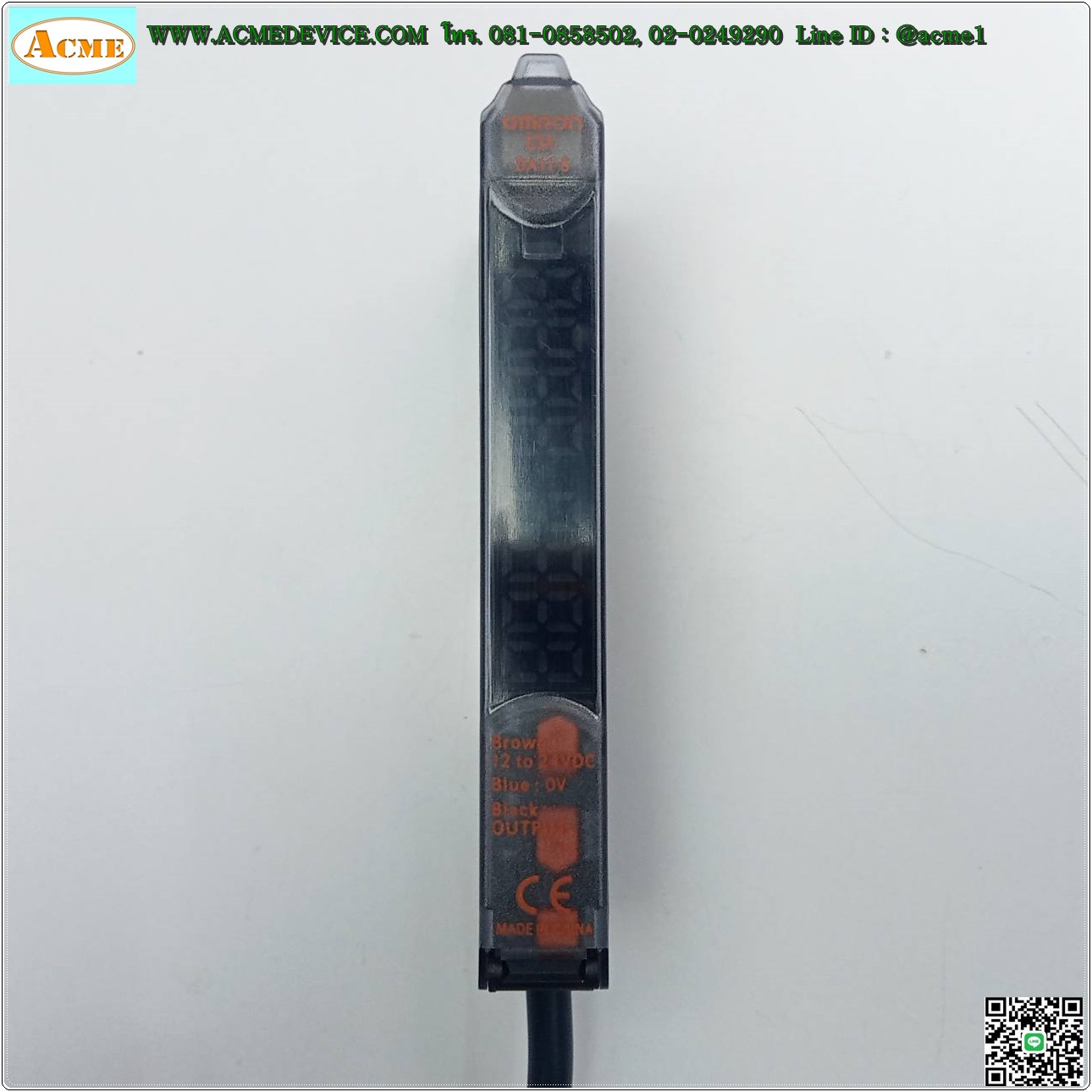 Fiber Amp Omron รุ่น E3X-DA11-S, NPN