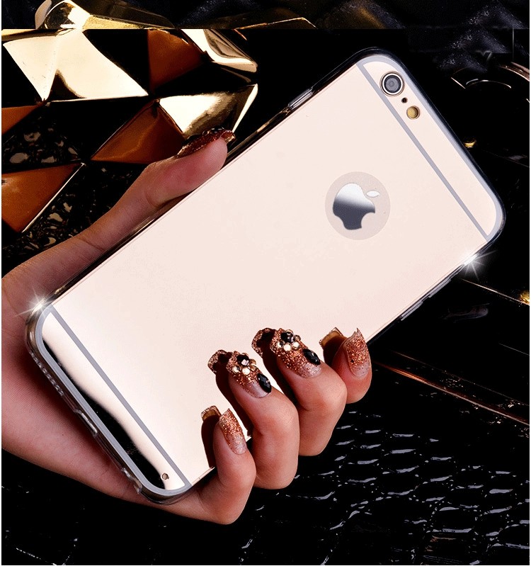 เคสสำหรับโทรศัพท์มือถือ iPhone 6/6s 4.7" TPU Ultraslim (สีเงิน/ทอง/ชมพูโรส) OEM แท้