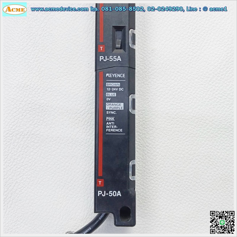 Area Sensor Keyence รุ่น PJ-55A (R) + P55A (T), Output NPN, ยาว 670 mm, ระยะ 5 M