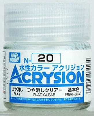 ACRYSION N20 FLAT CLEAR สีเคลียร์ด้าน สีทาหรือพ่นสุตรน้ำ