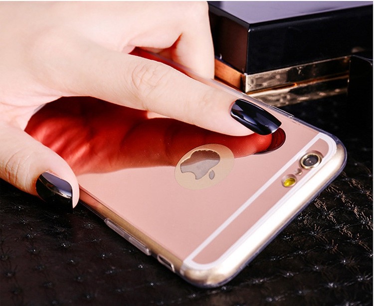 เคสสำหรับโทรศัพท์มือถือ iPhone 6/6s 4.7" TPU Ultraslim (สีเงิน/ทอง/ชมพูโรส) OEM แท้