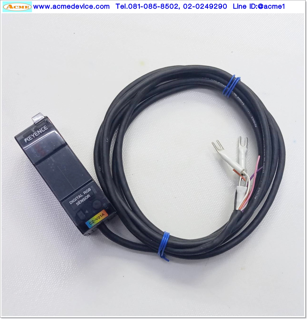 Digital RGB Sensor Keyence รุ่น CZ-V21A, NPN, ยูนิตหลัก