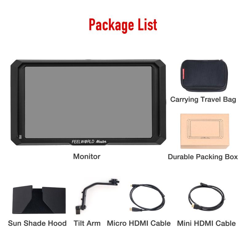 FEELWORLD Master Series MA5 5 On-Camera Monitor 1920x1080 4K HDMI InputOutput รับประกันศูนย์ไทย1ปี