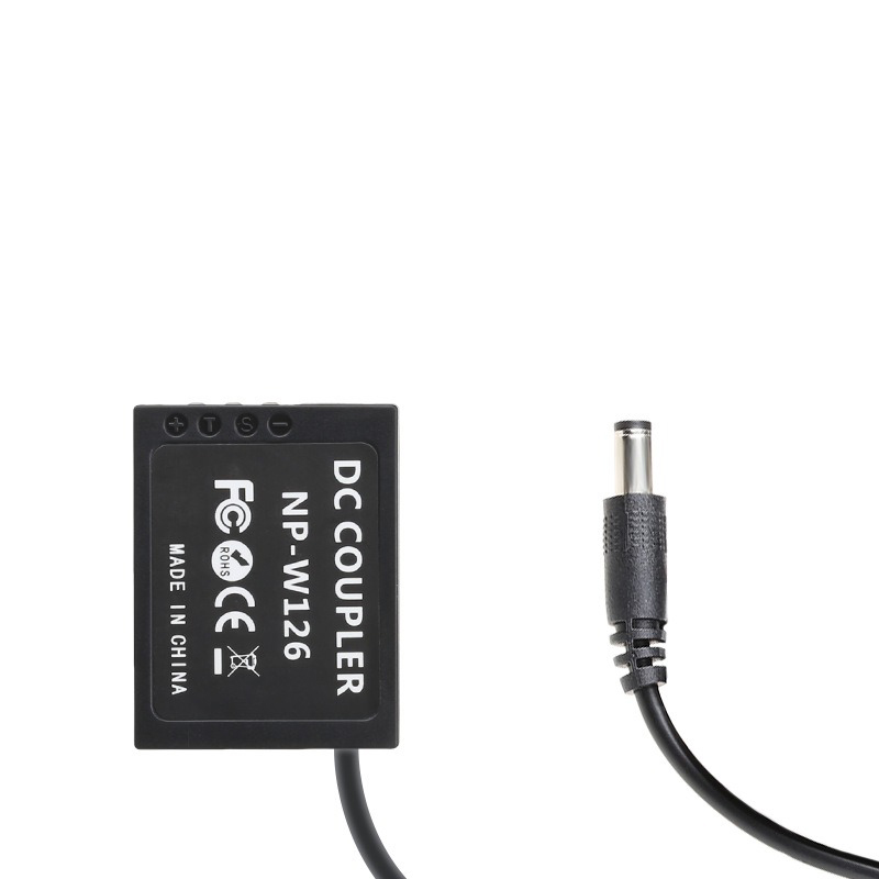 แบตเตอรี่ดัมมี่(แบตไลฟ์สด) ยี่ห้อ FB DC Coupler รุ่น NP-W126 สำหรับกล้อง Fuji XT1 XT2 XT3 XT10 XT20 XT30 XA2 XA3 XA4 XA5