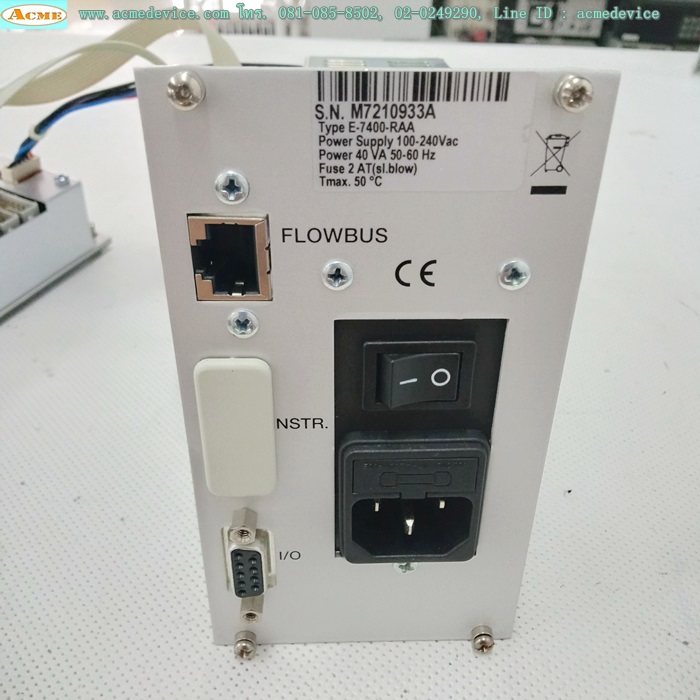 E-7400-RAA, 40VA, 100-240Vac + Bronkhorst M7241540B165E0055