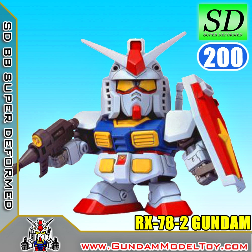 BANDAI SD BB200 RX-78-2 GUNDAM โมเดล กันดั้ม กันพลา ร้านพีเอสทอยแลนด์