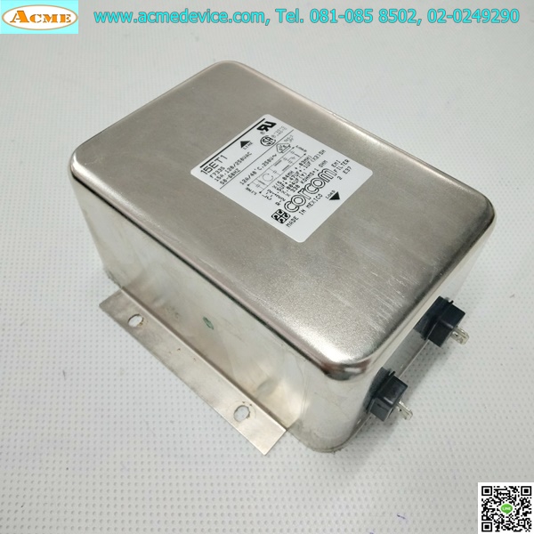 Noise Filter Corcom รุ่น 15ET1, F7335, 120/250V, 12A