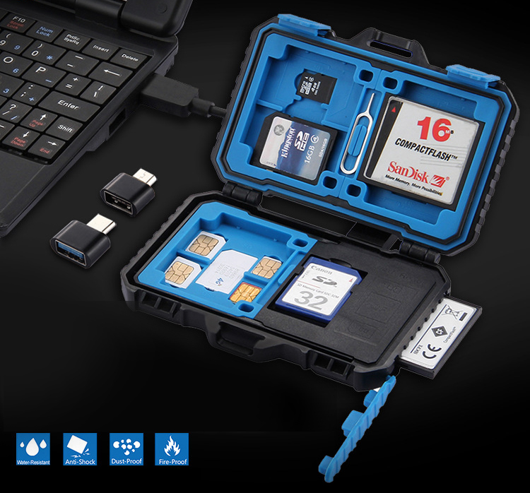 PULUZ Memory Card HardCase ฮาร์ดเคสใส่เมมโมรี่การ์ด แข็งแรง กันน้ำ