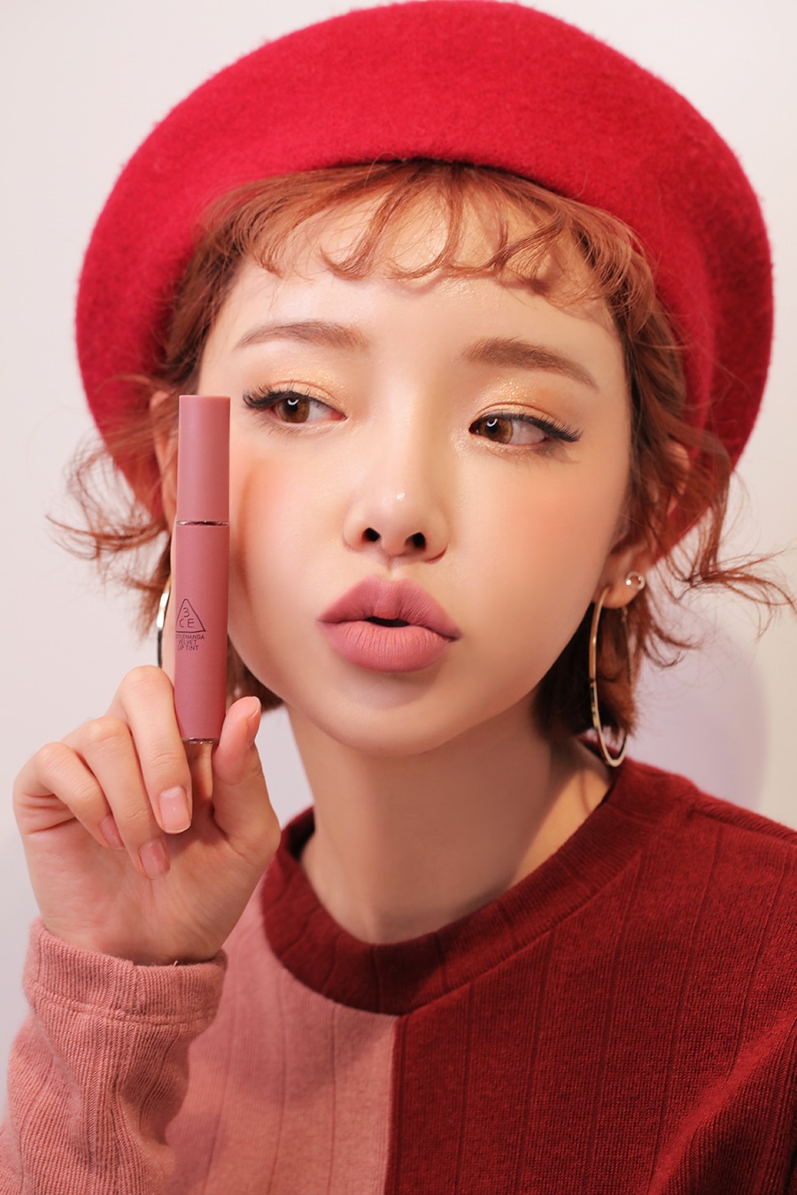 ลิปเนื้อเวลเวตแมท 3CE Velvet Lip Tint สีNear and Dear