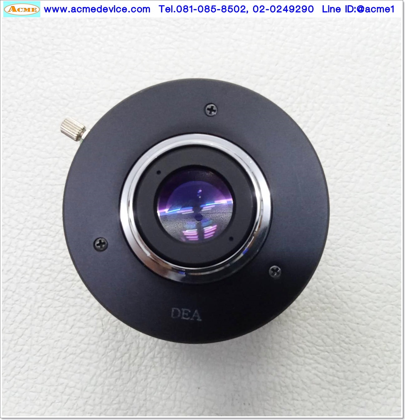 Lens ViewZ รุ่น VZ-C25M-5MP, 25mm, F1.4-22, 2/3", 5 Megapixel, C Mount