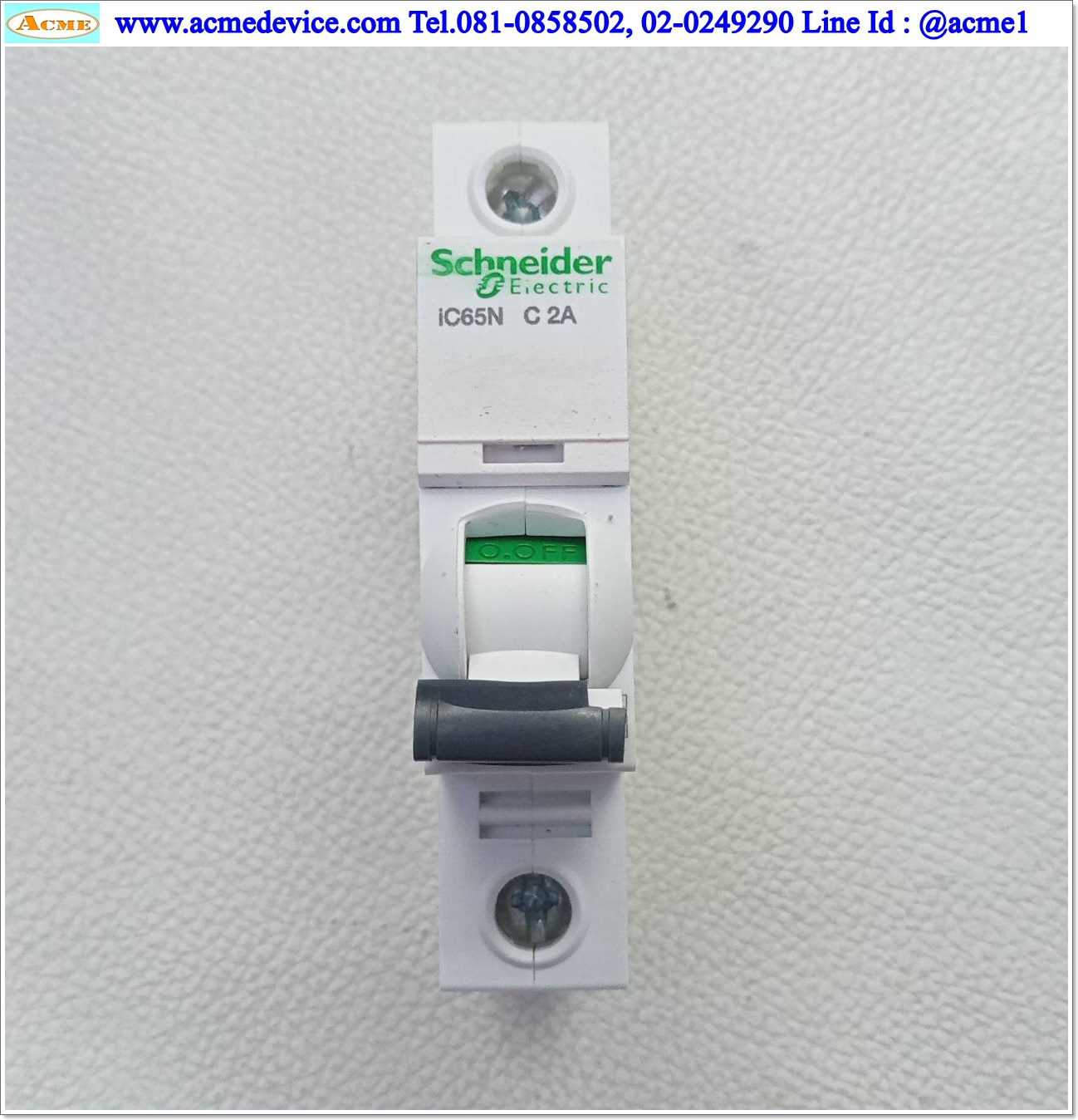 Breaker 1P Schneider รุ่น iC65N C 2A