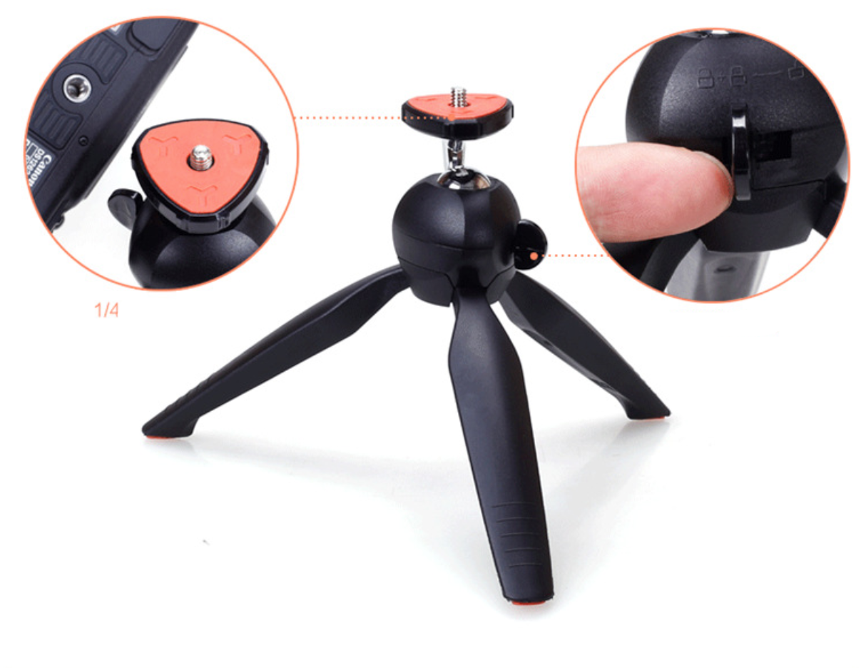 ขาตั้งกล้องขนาดเล็ก YUNTENG YT-228 สำหรับมือถือ กล้องMirorless DSLR