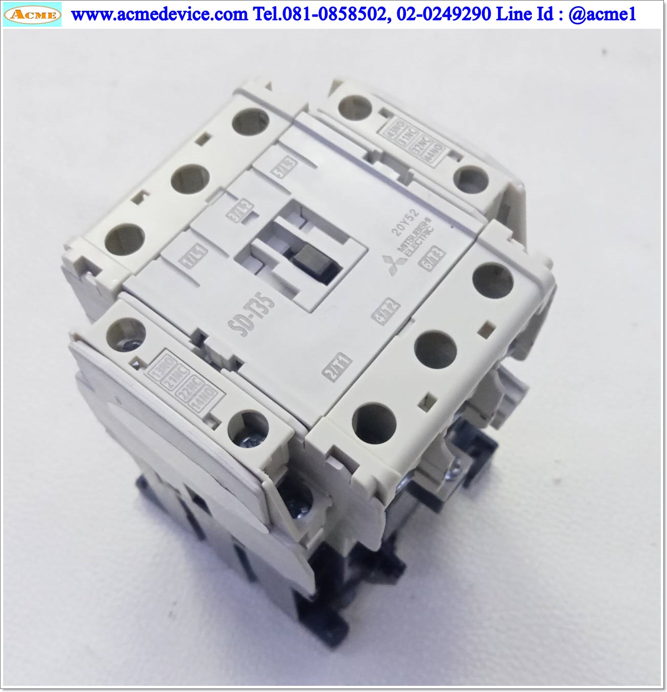 Magnetic Contactor Mitsubishi รุ่น SD-T35, Current Rating 35A, Coil 24 Vdc
