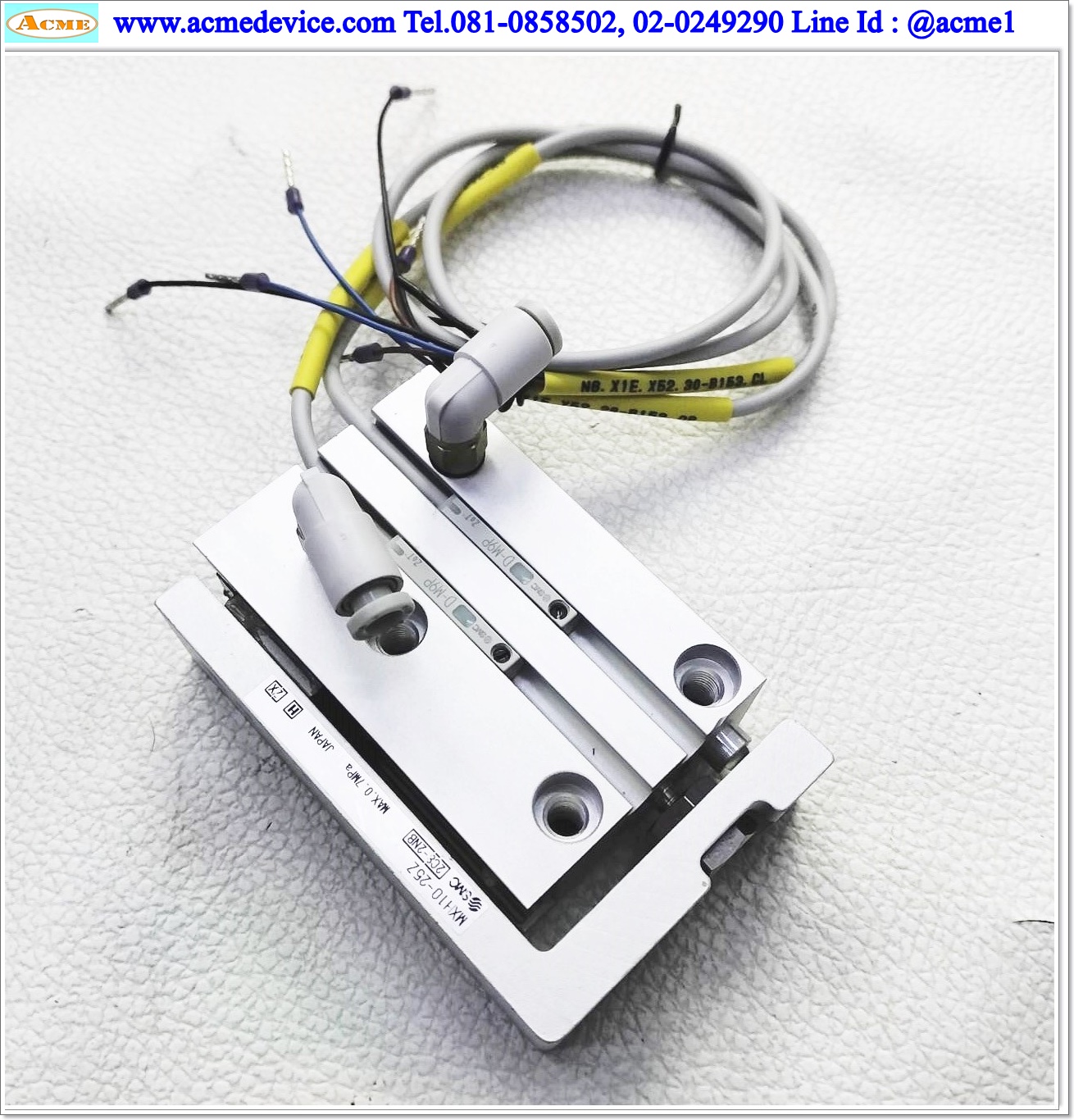 Air Cylinder SMC รุ่น MXH10-25Z + D-M9P, Bore 10 mm., Stroke 25 mm.