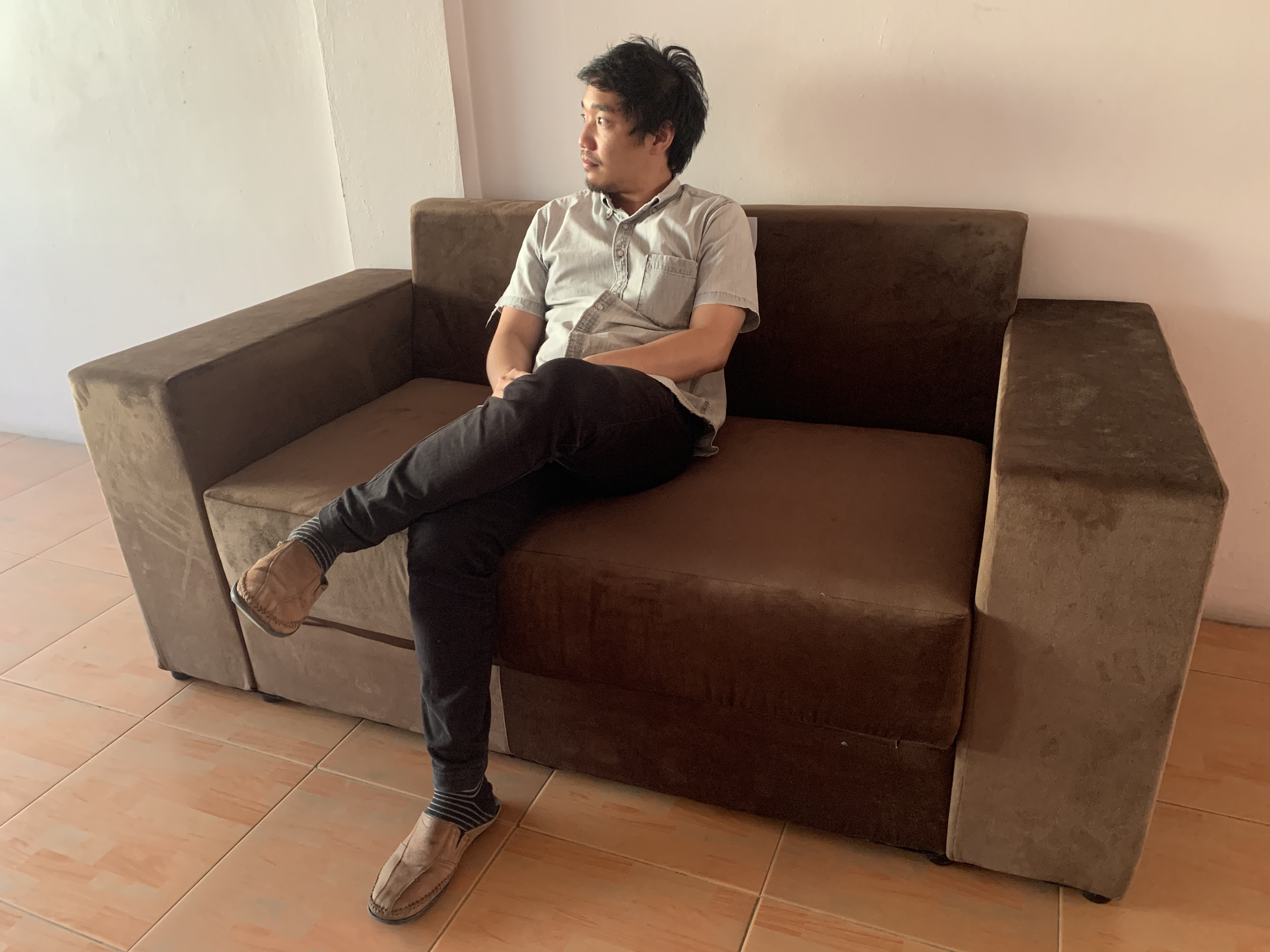 โซฟา 2 ที่นั่ง แบบพับได้