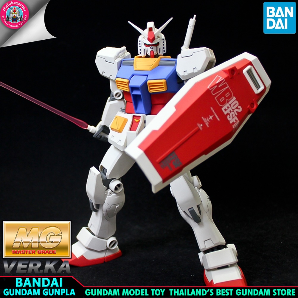 BANDAI GUNPLA MASTER GRAGE MG 1/100 RX-78-2 GUNDAM VER KA โมเดล กันดั้ม กันพลา GundamModeltoy