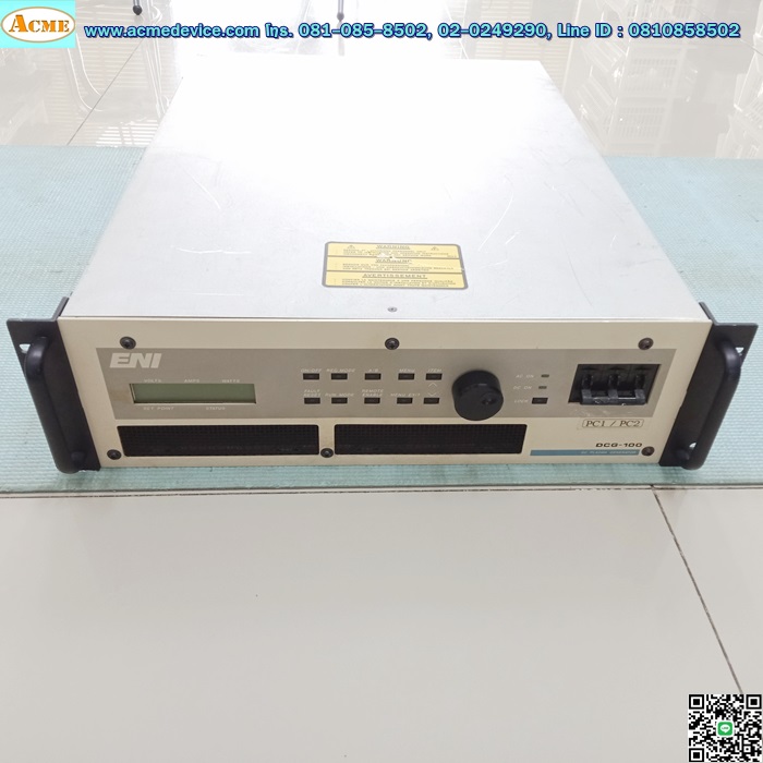 DC Plasma Generator ENI DCG-100 รุ่น DCG2D-E011100010