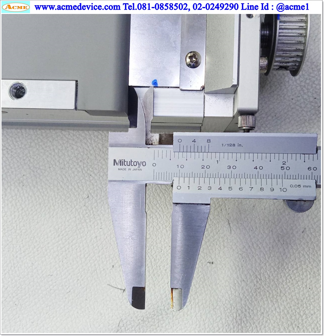 แกนสำเร็จรูป Ball Screw Sunvision รุ่น SGA8R-10-1000, ขนาด 80 x 1,230 mm., แกนโต 15 mm., Stroke 1020 mm., Pit 10 mm.