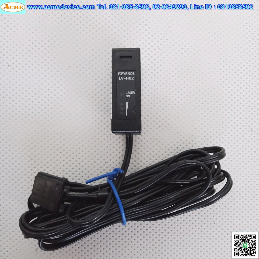 Laser Keyence รุ่น LV-21A + LV-H62 + R-6, ละเอียด 50 micron (แผ่นสะท้อน)