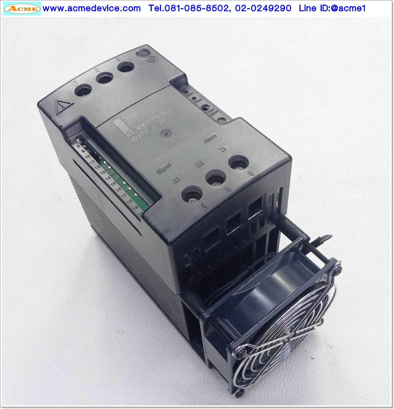Solid State Watlow รุ่น DC32-24C0-0000,Zero Cross, Input 4.5-32Vdc, Output 100-240 Vac, 55A, 3-Phase