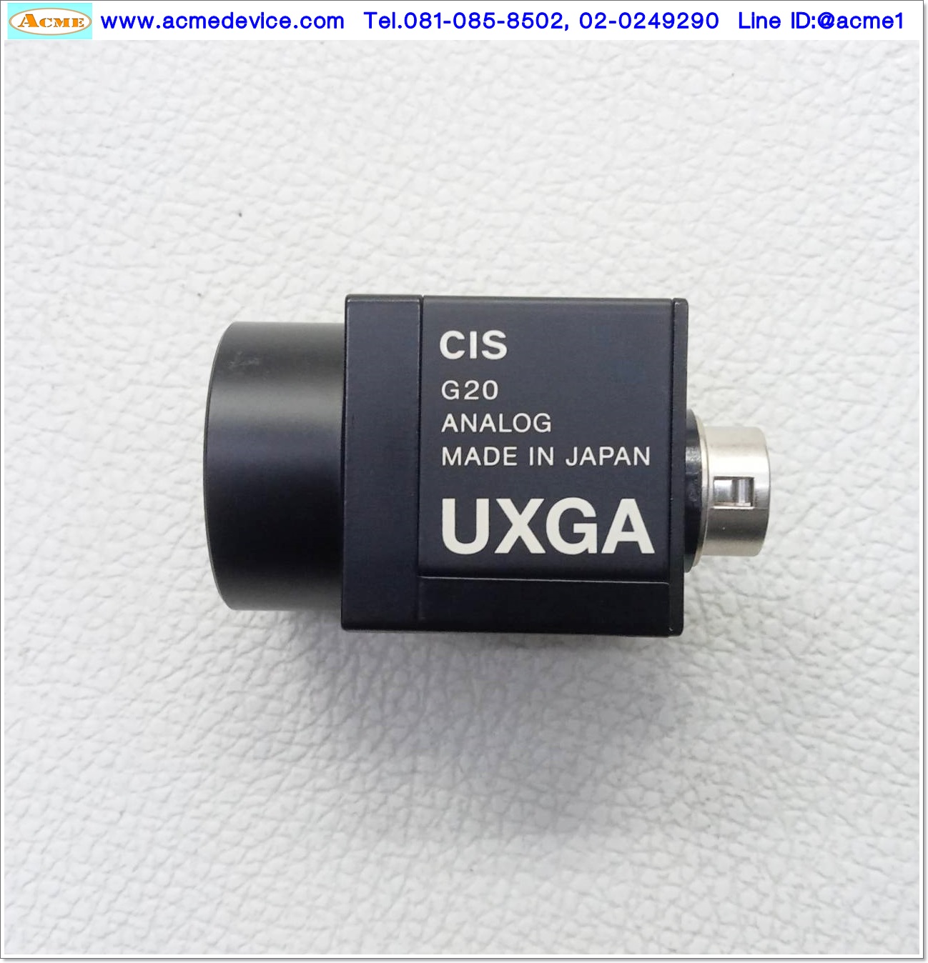 Camera CIS รุ่น VCC-G20U20A, Pixels 1628(H)×1236(V), VS Output 1Vp-p (negative sync), C Mount
