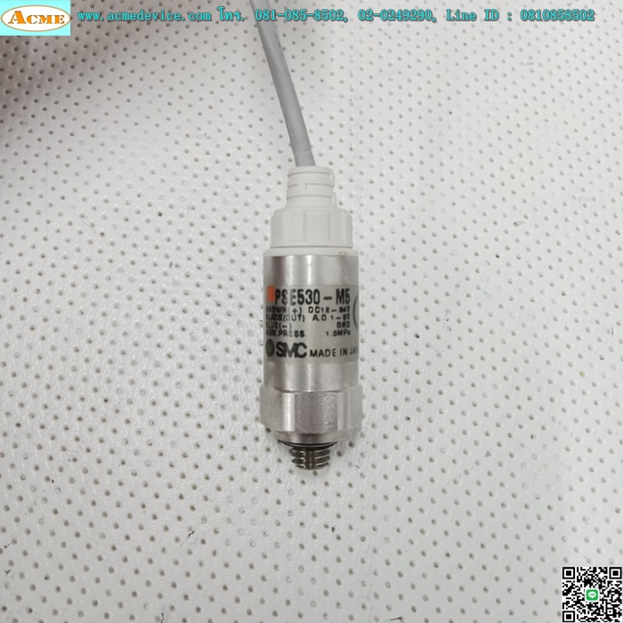 Pressure SMC รุ่น PSE530-M5, 0 to +1MPa, Analog out 1-5V