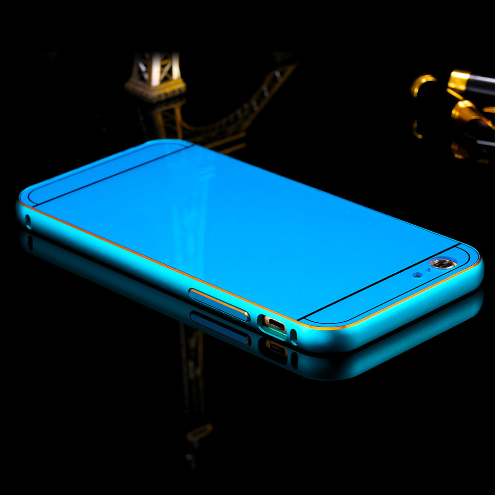 เคสสำหรับโทรศัพท์มือถือ iPhone 5/5s เฟรมอลูมิเนียม (สีทอง/เงิน/ดำ/ฟ้า/ชมพู)