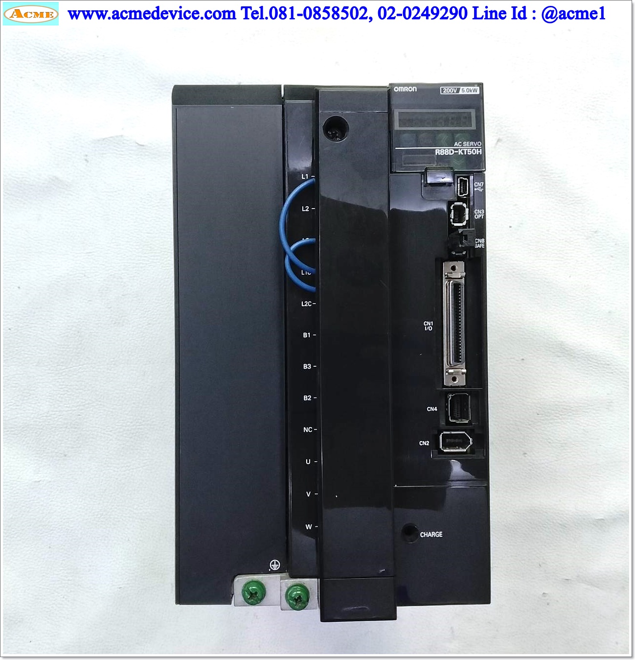 Servo Drive Omron รุ่น R88D-KT50H, 5kW