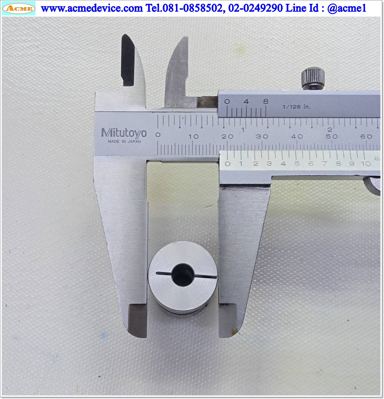 Coupling ขนาด ID 6.25/6.25mm, OD 20mm, L 26mm, Bellows Coupling