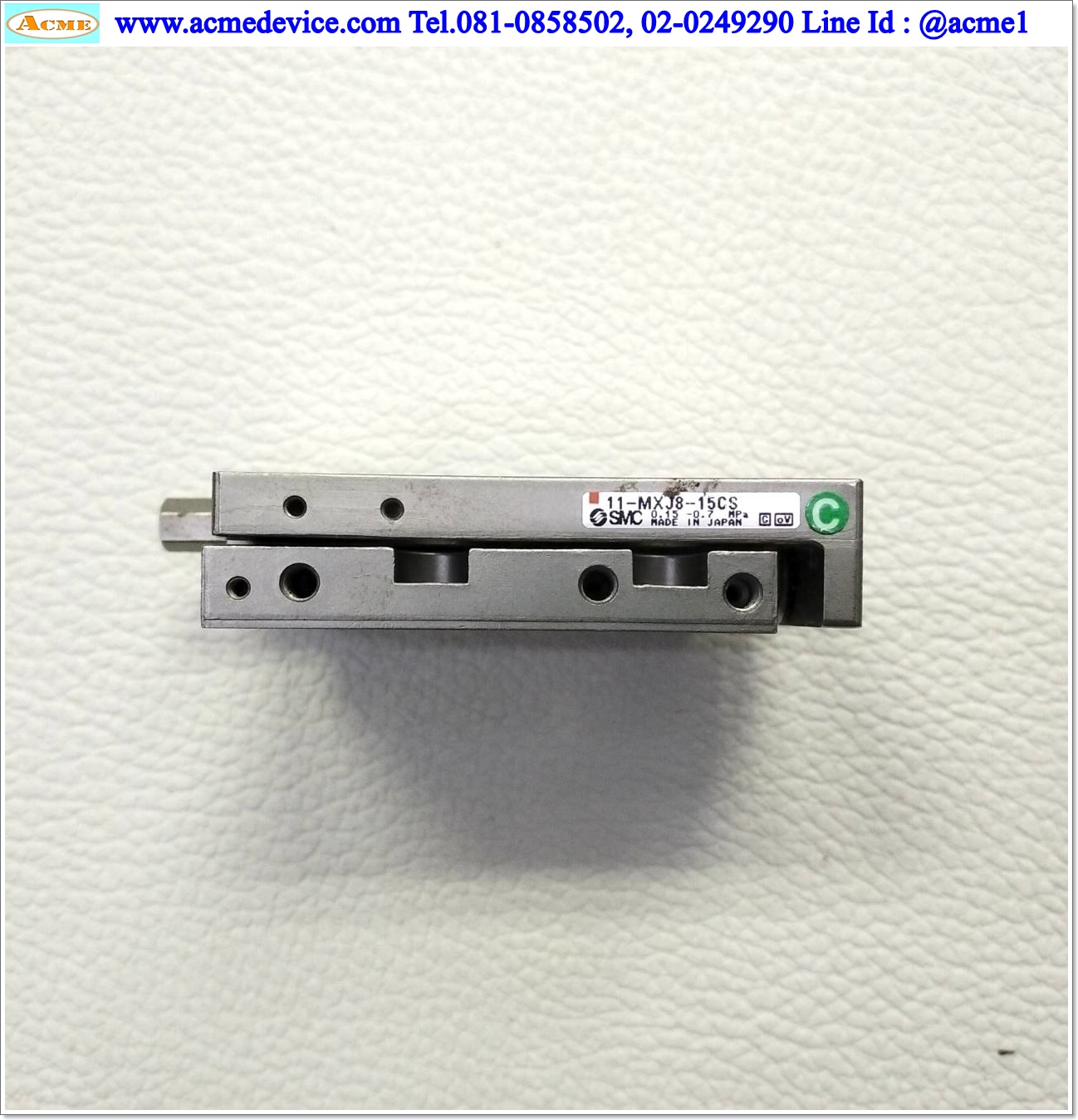 Guided Cylinder SMC รุ่น 11-MXJ8-15CS, Bore 8 mm., Stroke 15 mm.