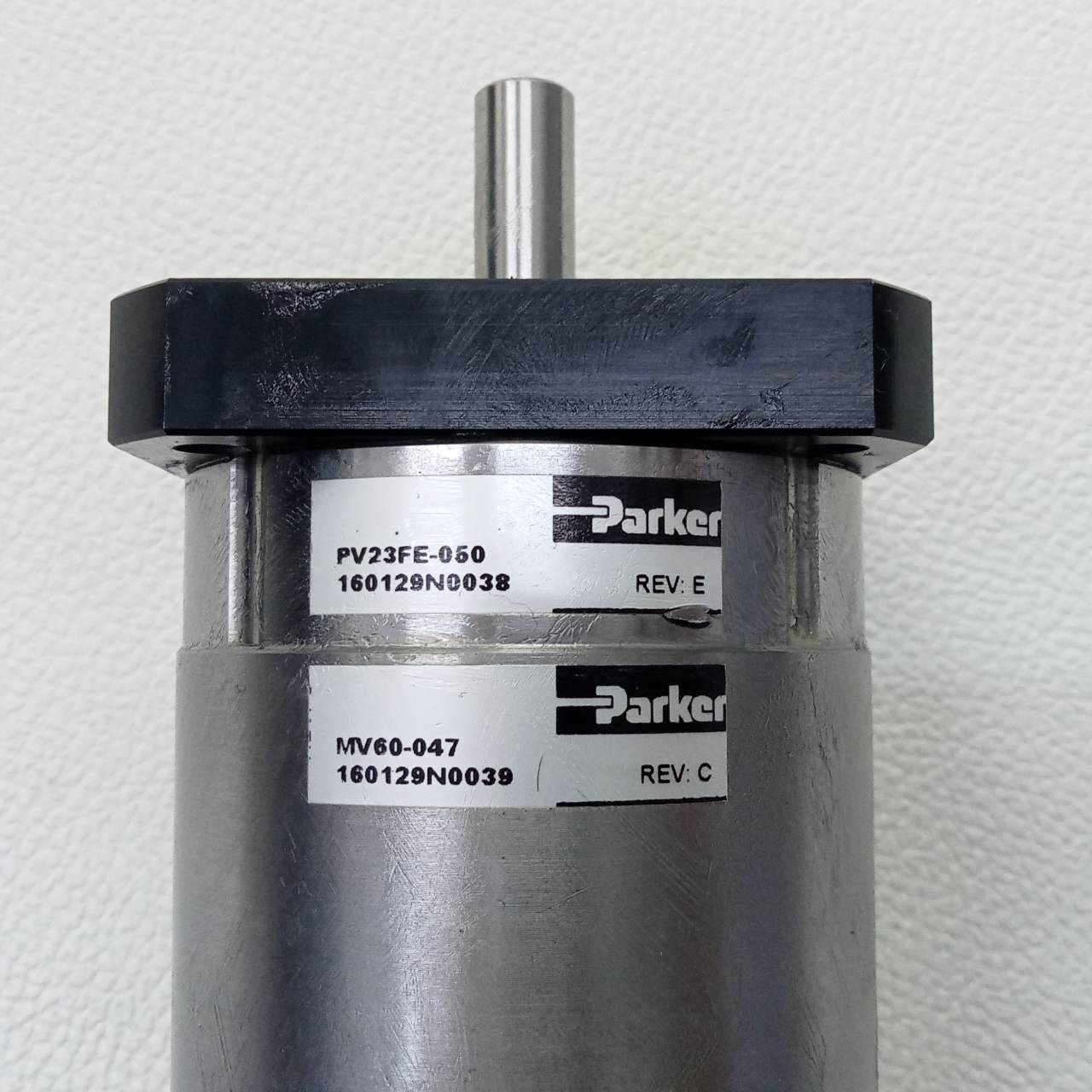 Gear Head Parker รุ่น PV23FE-050, Ratio 50:1, เข้า 9.5mm, ออก 9.5mm, (for Stepping □ 57x57 ∅ 38)