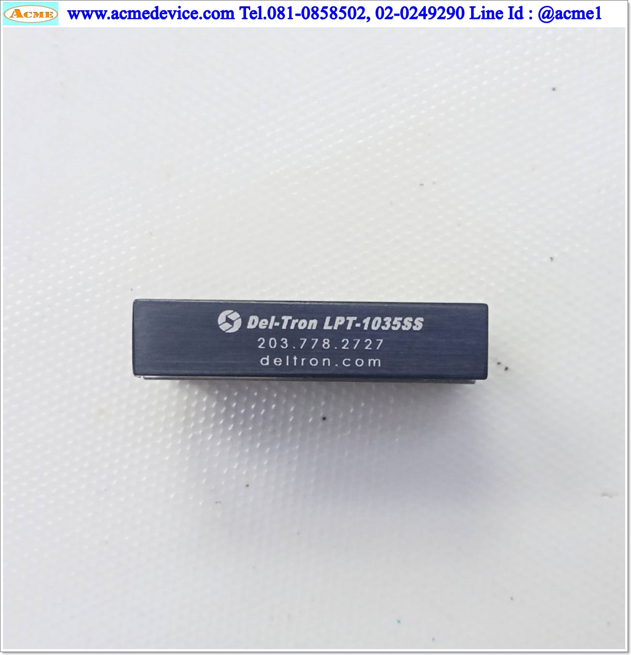 Linear Ball Slide Del-tron รุ่น LPT-1035SS, 20 mm. x 35 mm., Stroke 20 mm.