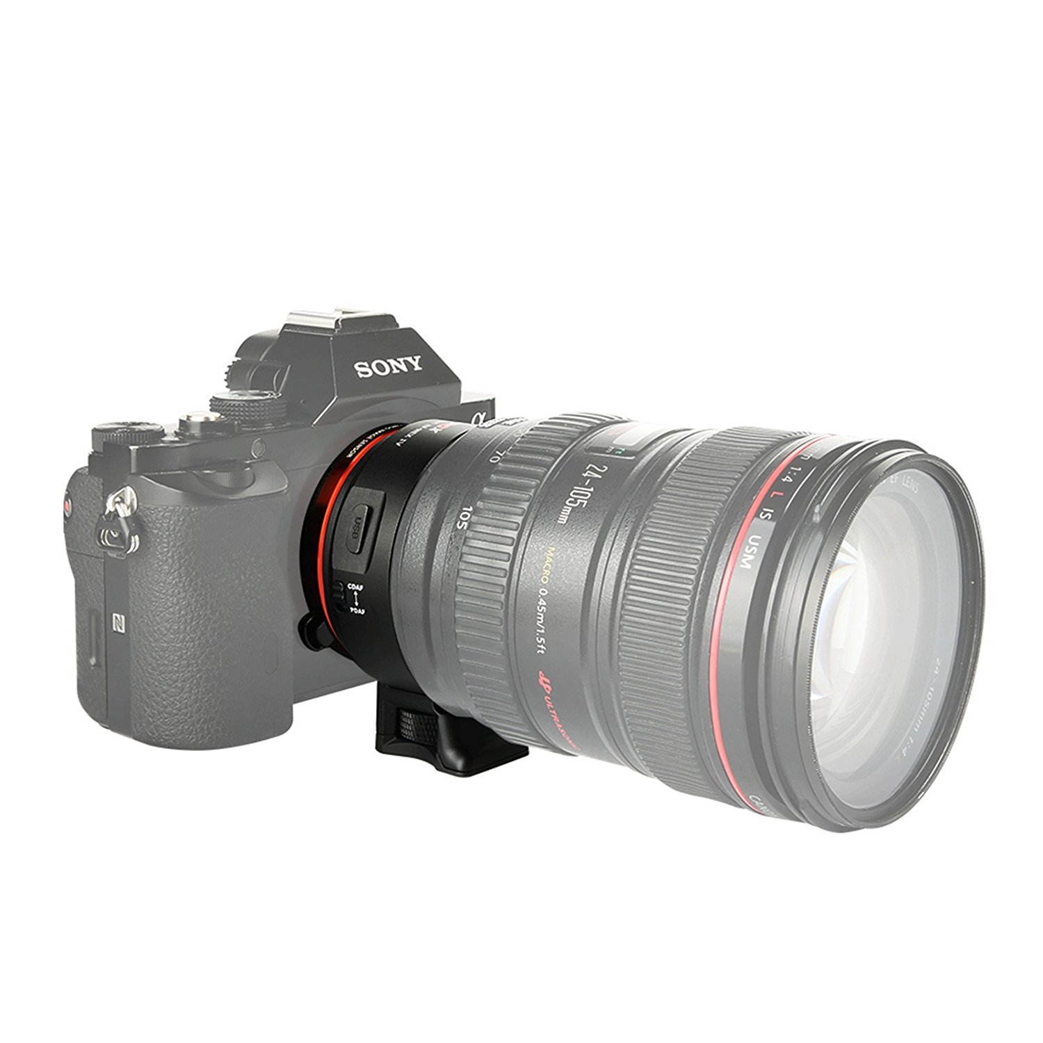 Viltrox EF-NEX IV Enfoque Automático Lente Adaptador para Canon EOS EF EF-S lente de Sony NEX E Full Frame A7 A7R A6000 A7SII A6300 NEX-7