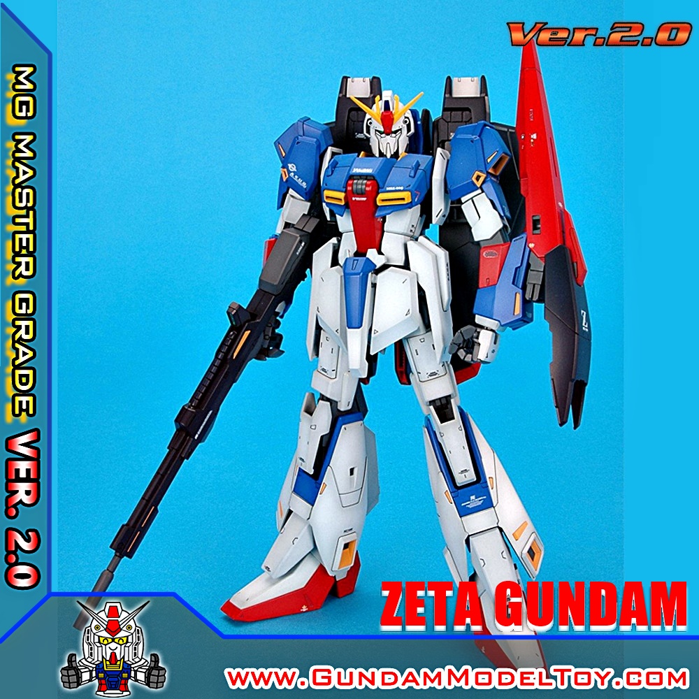 BANDAI MG 1/100 ZETA GUNDAM VER.2.0 เซต้า กันดั้ม เวอร์ชั่น 2.0 โมเดล กันดั้ม กันพลา PS TOYLAND