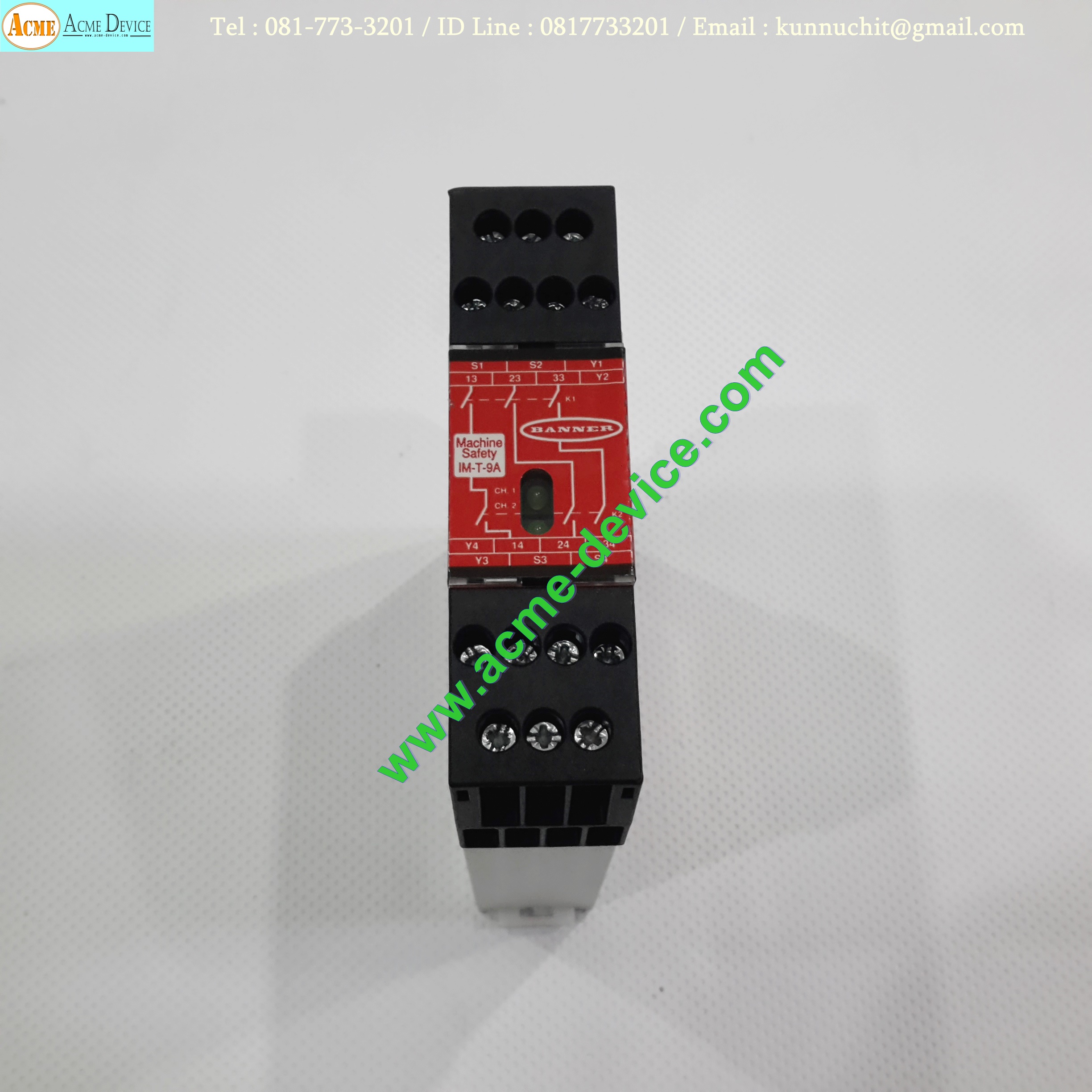 Safety Relay Banner รุ่น IM-T-9A (มือสอง)