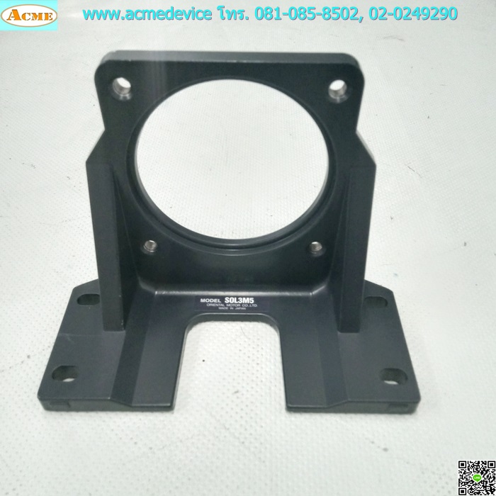 หน้าแปลนมอเตอร์ Oriental Motor รุ่น SOL3M5, ระยะรูยึด 62 mm., Dia. 60 mm.