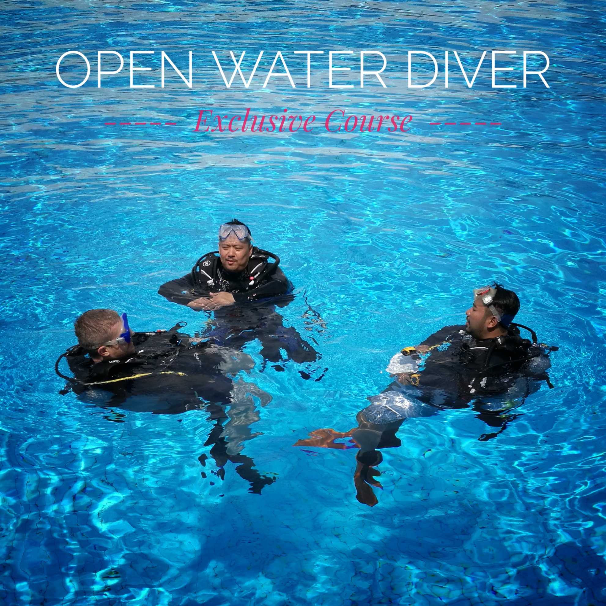 เรียนดำน้ำหลักสูตรเบื้องต้น Open Water Diver