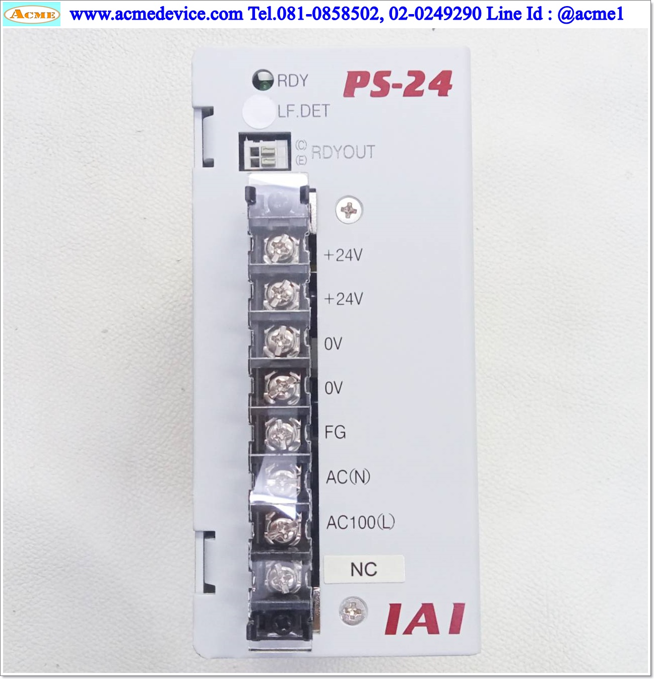 Power Supply IAI รุ่น PS-241, Output 24V, 8.5A, 204W, Power Input 100Vac