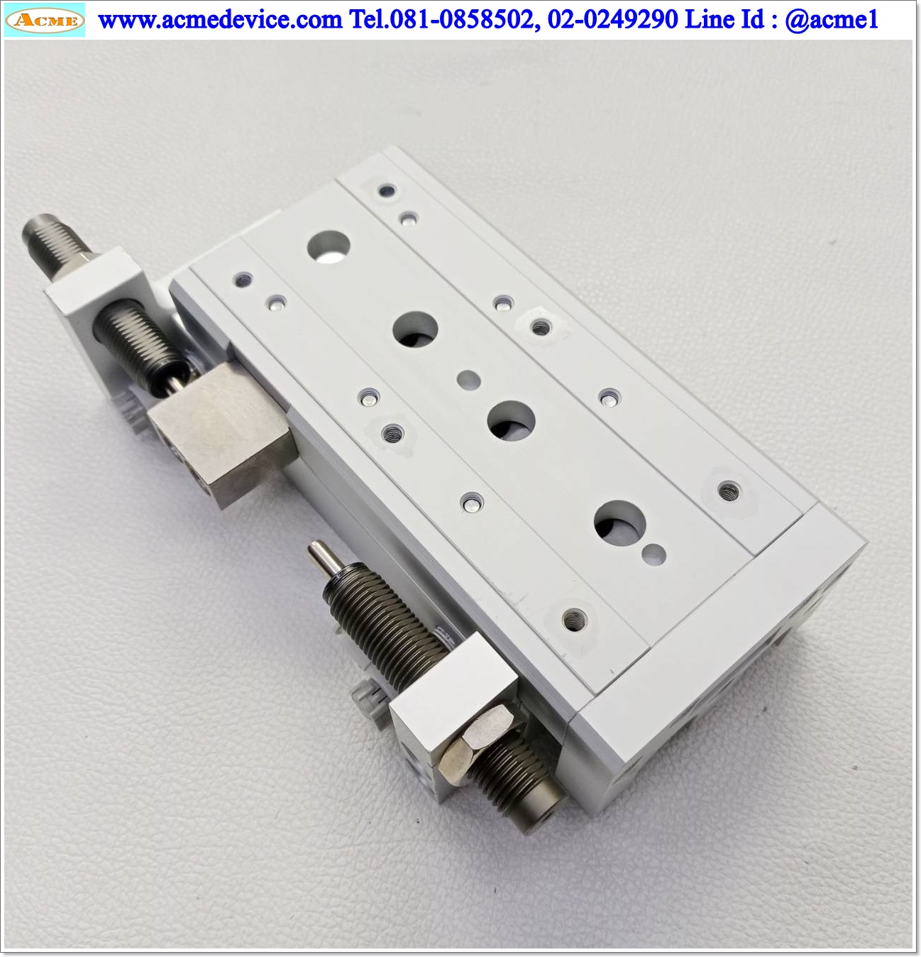 Air Cylinder Smc รุ่น MXS20-75, Bore 20 mm., Stroke 75 mm.