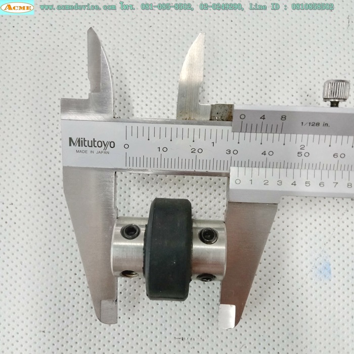Coupling ขนาด ID 6/7mm, OD 30mm, L 32mm, Rubber Coupling