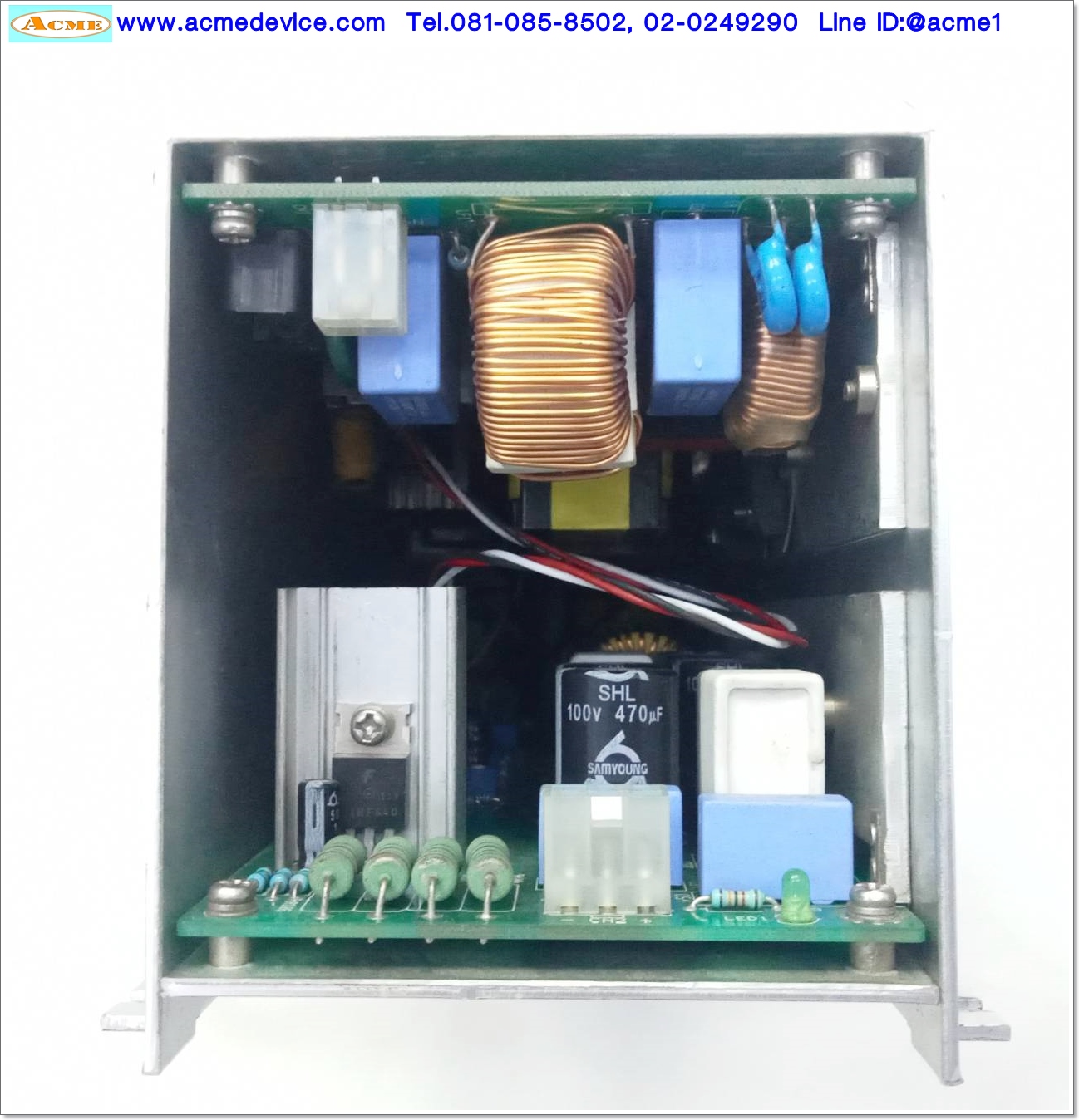 Power Supply Victek รุ่น CP60PS-AX1(85), Output 85V, 3A, 255W