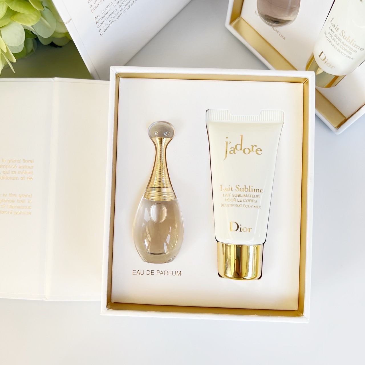 น้ำหอมมินิ ดิออร์ Dior Jadore EDP 5ml + Body Milk 20ml