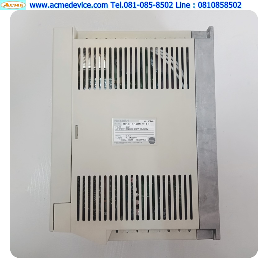 Servo Drive Mitsubishi รุ่น MR-H100ACN-S149 & Motor HC-SF81, 850W