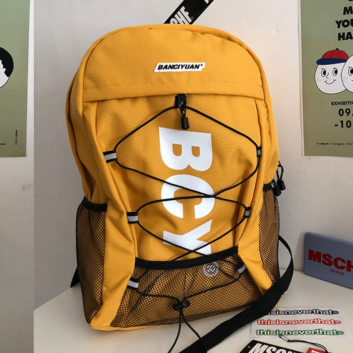กระเป๋าเป้ กระเป๋ากีฬา BCY backpack | BPY004 yellow