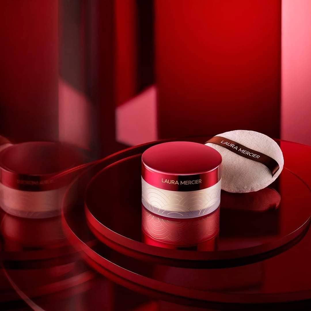 แป้งฝุ่นลอร่า Laura Mercier Loose Setting Powder Translucent 29g + Puff Set for Luck