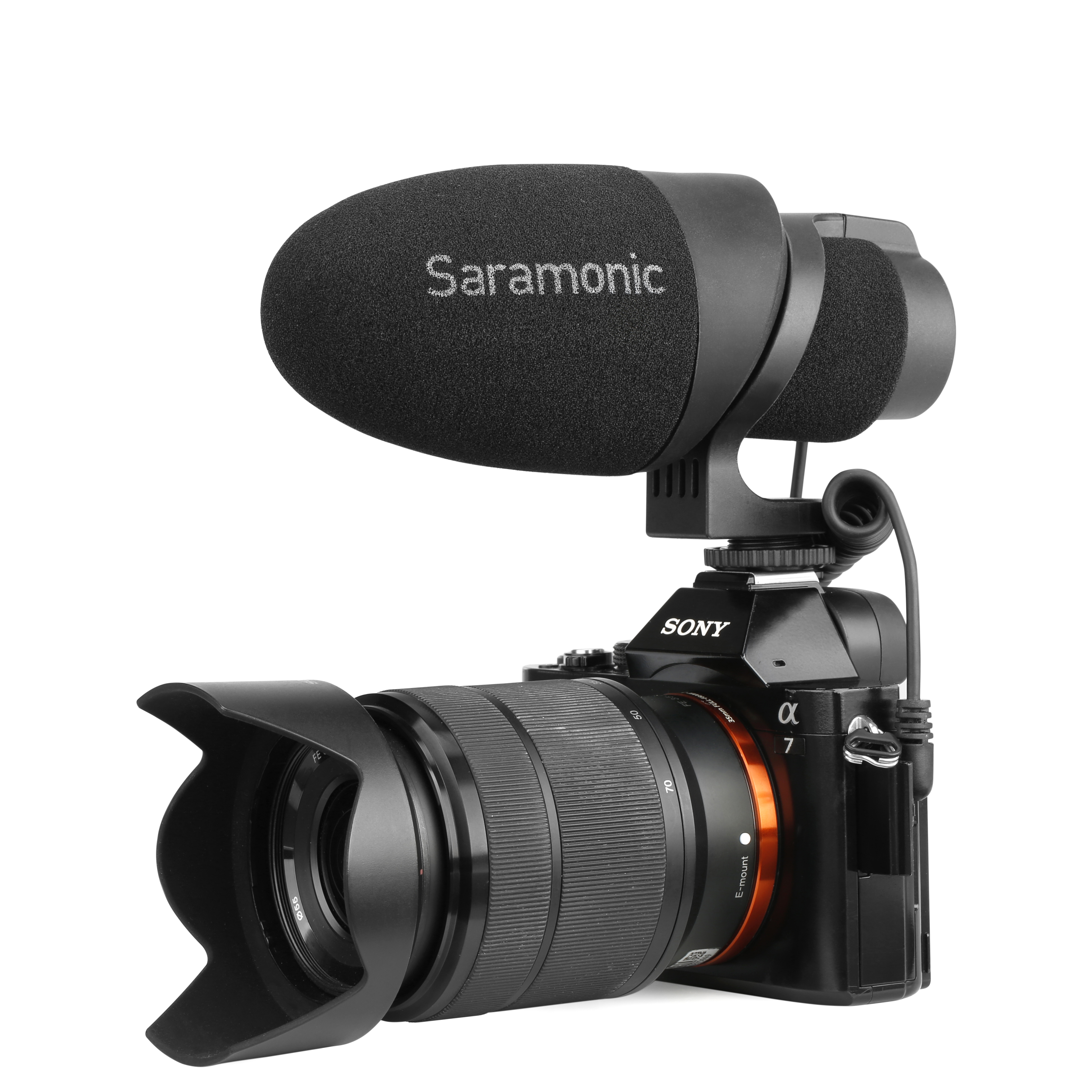 Saramonic CamMic Lightweight On-camera microphone (No battery required) รับประกันศูนย์ไทย 1 ปี